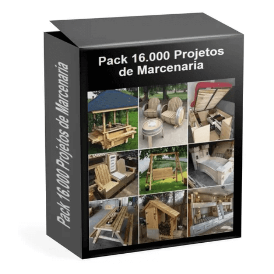 Pack 16 Mil Projetos Marcenaria Arquivos e Projetos - Radali Shop