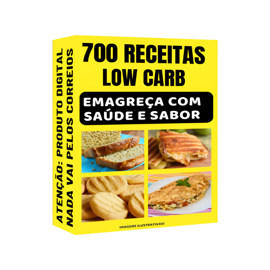 700 Receitas Low Carb Saborosas Para Emagrecimento Saudável