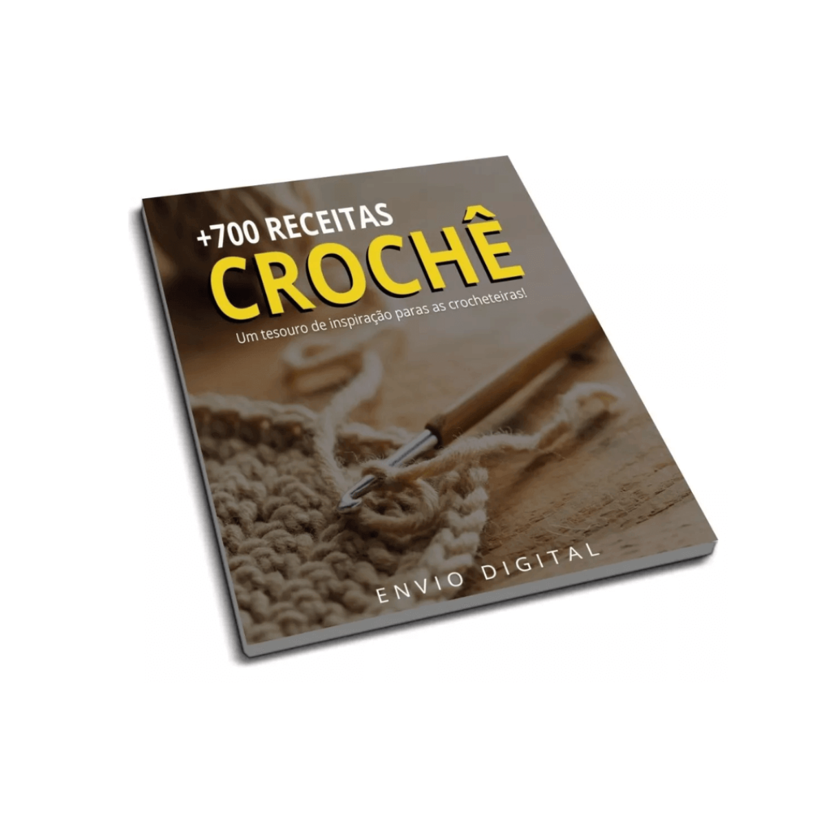 700 Moldes Receitas Crochê Criativos para Artesanato Manual