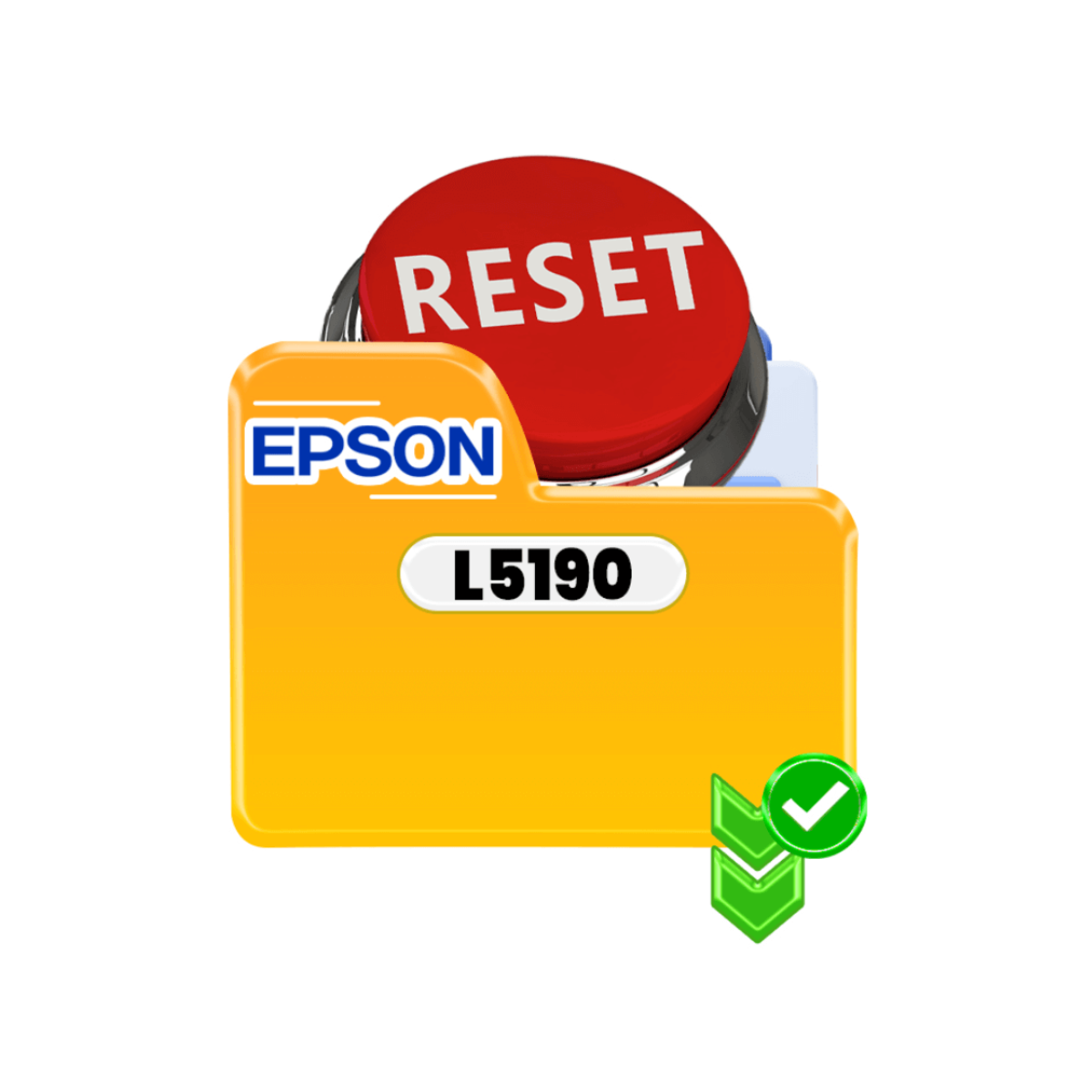 Reset Epson L5190 para contador de almofada Impressora