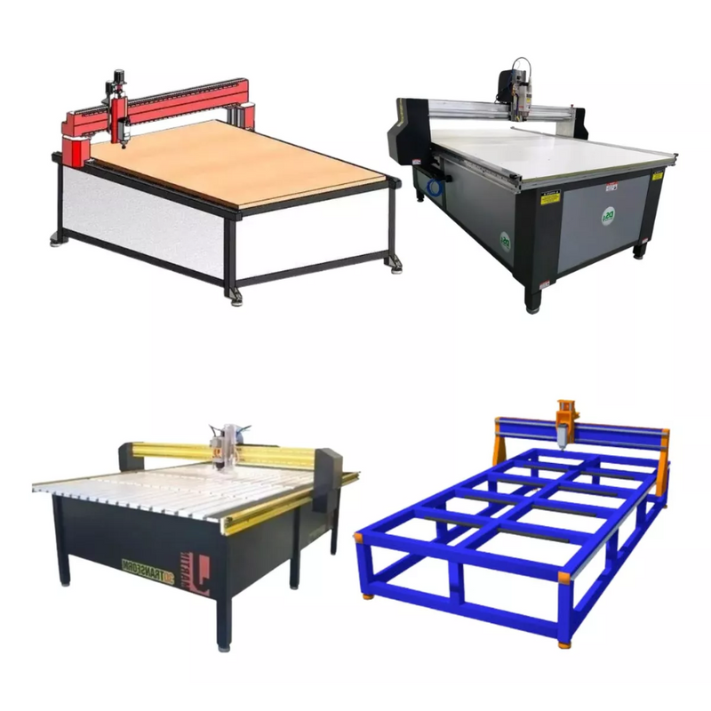 8 Projetos Fabrique Maquinas Router Cnc Laser + Impressora 3d em CAD