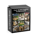 Paquete de 16 mil archivos y proyectos de carpintería