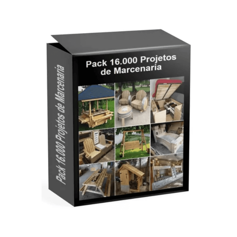 Pack 16 Mil Projetos Marcenaria Arquivos e Projetos