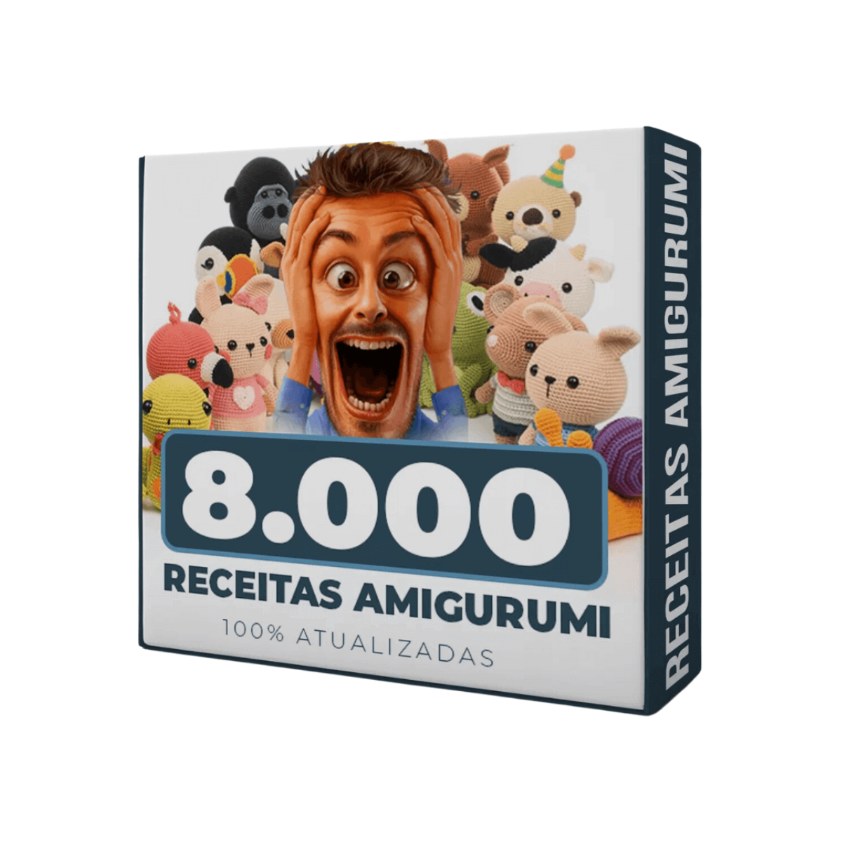 Mega Pack Amigurumi - 8.000 Receitas Moldes Arquivos Atualizadas
