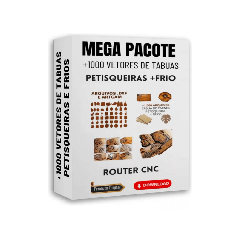 +1000 Vetores Tabua De Carne Churrasco Router Cnc