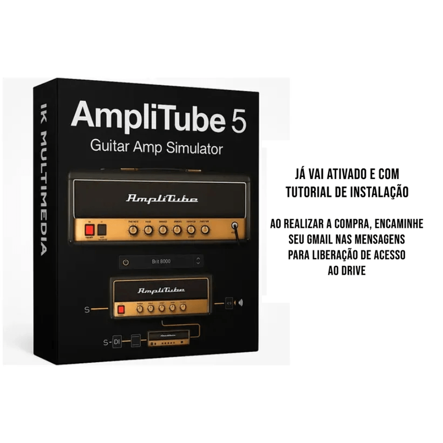 Plugin Amplitube 5 Max | Compatível Windows E Mac
