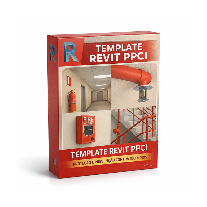 Template Revit Ppci Bombeiros Incêndio Spda Dynamo Orientação