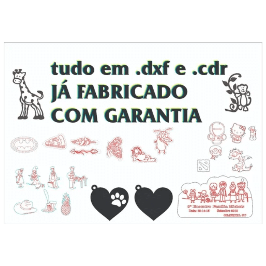 +1000 Vetores Chaveiros Cnc Laser Router Plasma Lembrancinhas Arquivos - Radali Shop