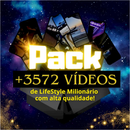 Pack +3572 Vídeos Virais Prontos Lifestyle Milionário