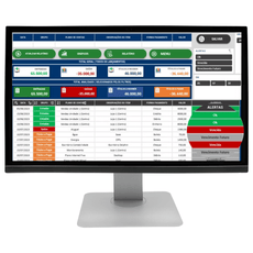 Planilha Fluxo Caixa Financeira Empresarial Dashboard Gráficos Relatórios - Radali Shop