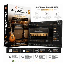 Plugin Amplitube 5 Max | Compatível Windows E Mac