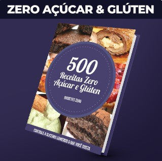 500 Receitas Zero Açúcar Alimentos Sem Glúten Forma Controlar Diabetes Autoimune