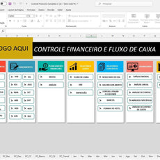 Planilha Controle Financeiro Centro Custos Fluxo Caixa Gestão Empresarial - Radali Shop