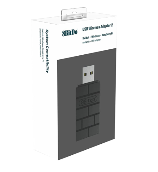 Adaptador 8bitdo USB sem fio Multicontroles Wireless