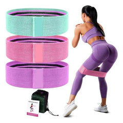 Kit 3 Faixas elásticas para exercicios - Alongamento Pilates Yoga Exercícios