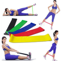 Kit 5 Bandas Elásticas Estiramiento Pilates Yoga Ejercicios Acondicionamiento Físico Yoga Salud Relajación Gimnasio Músculos Personales