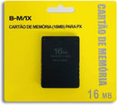 Memory Card PS2 16mb - Preto - PlayStation 2 - Radali Shop